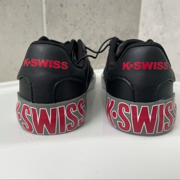 K-Swiss Kids Black Lace-up Sneaker - Picture 8 of 12